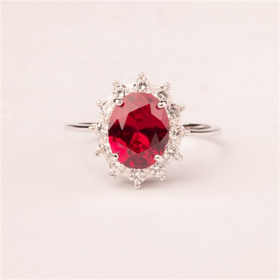 Anello Ultima Edizione Donna in Argento AAO2651-ROSSO - AAO2651-ROSSO